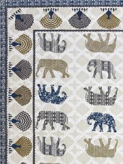 100% Pure Cotton Traditional Printed Bedsheet for Double Bed King Size Bedsheet with 2 Pillow Covers - TN Creations