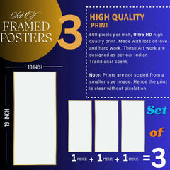 Golden Framed Wall Paintings - TN Creations