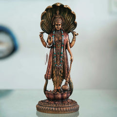 Lord Vishnu Idol: A Sacred Representation of the Preserver - TN Creations