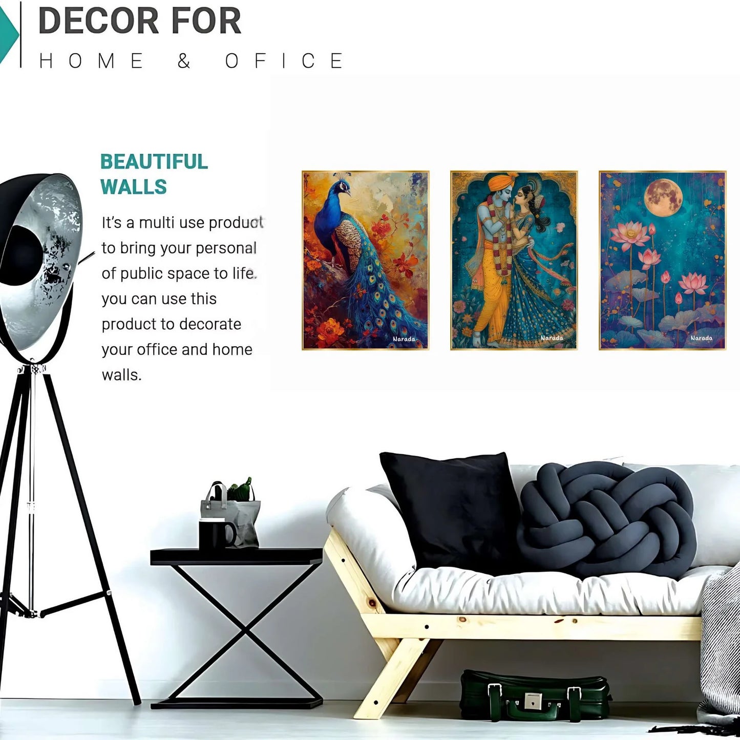 Golden Framed Wall Paintings