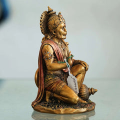 Bronz Sitting Hanuman Statue - TN Creations