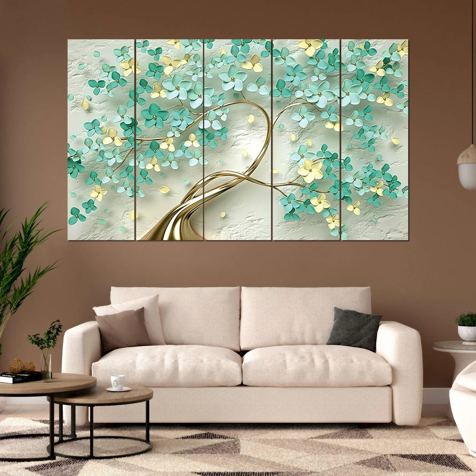 SET OF 5 DIGITAL WALL PAINTING - TN Creations