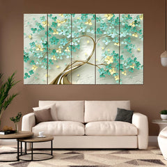 SET OF 5 DIGITAL WALL PAINTING - TN Creations