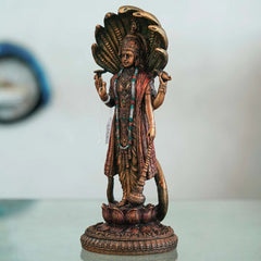 Lord Vishnu Idol: A Sacred Representation of the Preserver - TN Creations