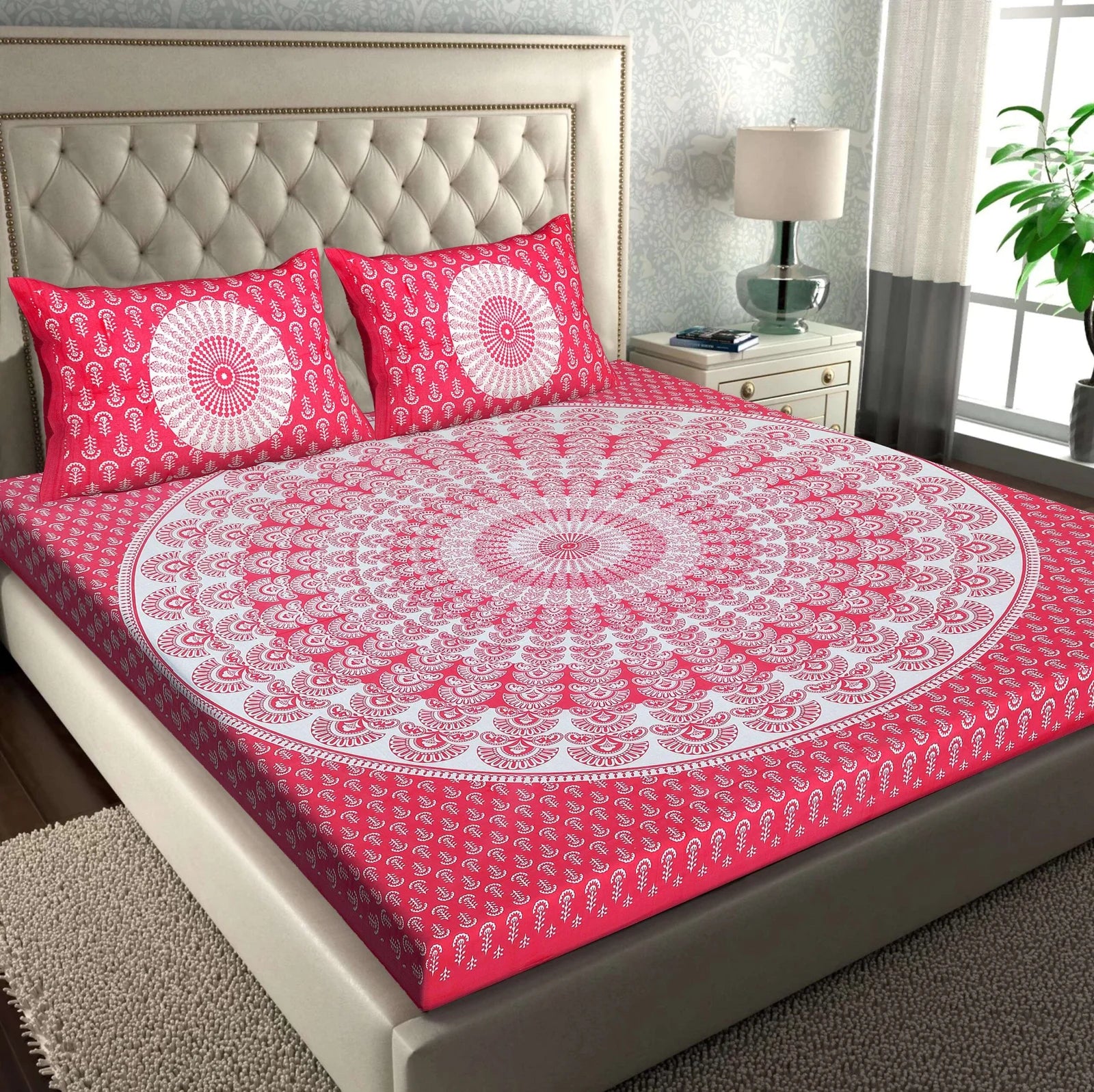 100% Cotton King Bed Sheet Set - TN Creations