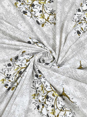 100% Pure Cotton Traditional Printed Bedsheet for Double Bed King Size Bedsheet with 2 Pillow Covers - TN Creations