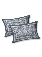 100% Pure Cotton Traditional Printed Bedsheet for Double Bed King Size Bedsheet with 2 Pillow Covers - TN Creations