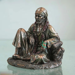Serene and Spiritual Sai Baba Idol for Peace and Meditation - TN Creations