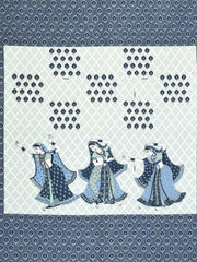 100% Pure Cotton Traditional Printed Bedsheet for Double Bed King Size Bedsheet with 2 Pillow Covers - TN Creations