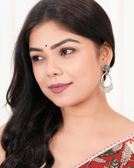 Teardrop Jhumka Earrings