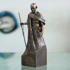 Mahatma Gandhi Statue with Quote, “An Eye for an Eye Makes the Whole World Blind” - TN Creations