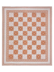 100% Pure Cotton Traditional Printed Bedsheet for Double Bed King Size Bedsheet with 2 Pillow Covers - TN Creations