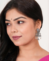 Palki Jhumka Earrings