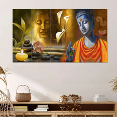 Buddha Serenity 5-Piece Wall Art Set