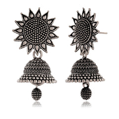 Sunburst Jhumka Earrings