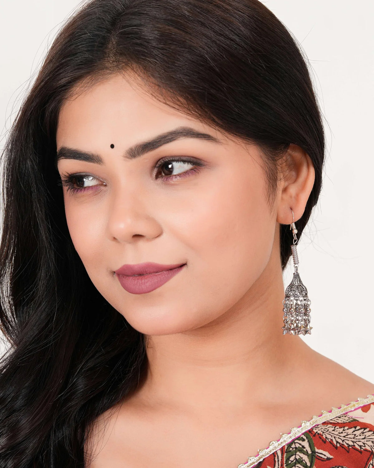 Star Tassel Jhumka Earrings