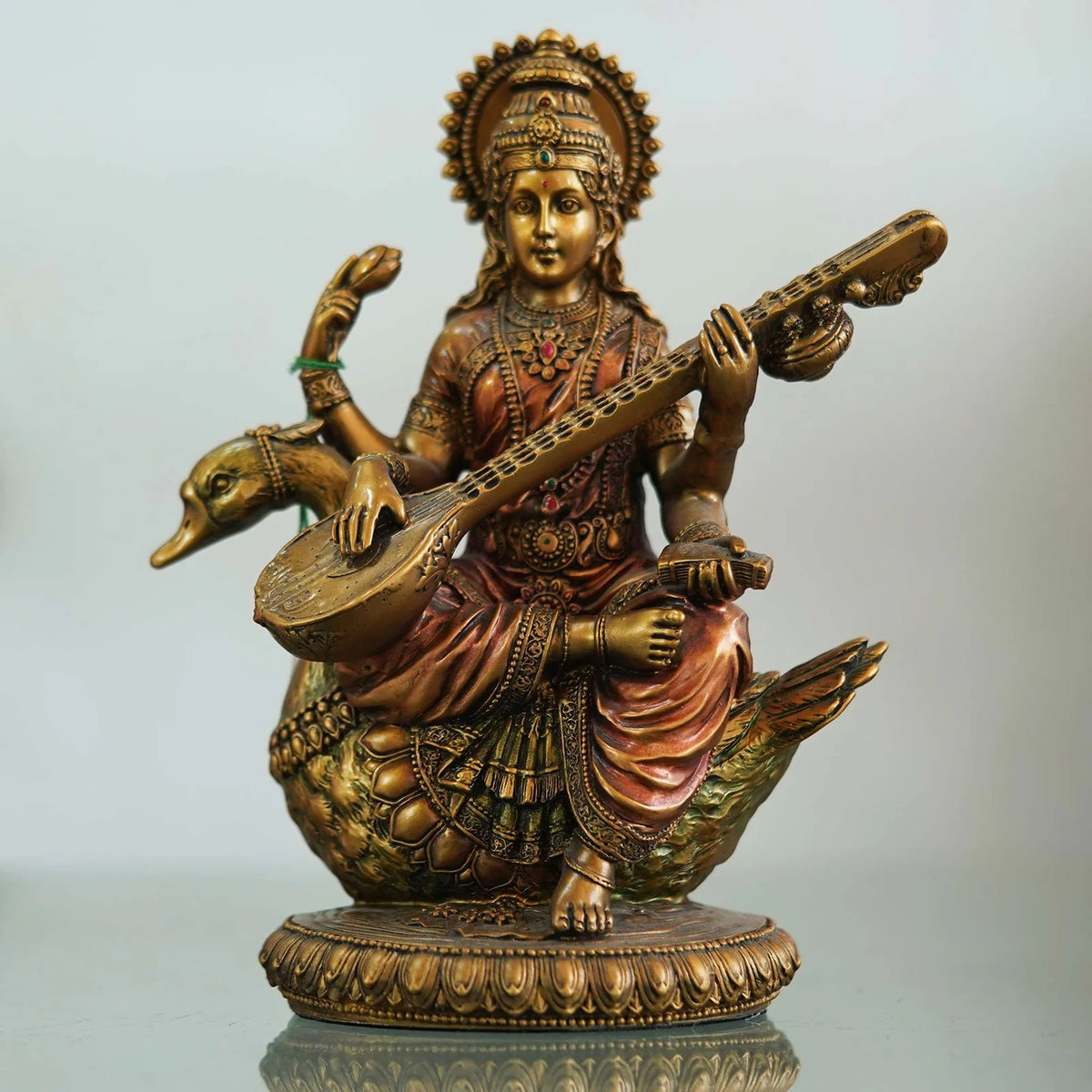 Saraswati, the Hindu Goddess of Knowledge and the Arts - TN Creations