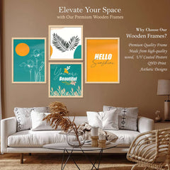 SET OF 4 DIGITAL WALL PAINTING - TN Creations