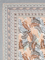 100% Pure Cotton Traditional Printed Bedsheet for Double Bed King Size Bedsheet with 2 Pillow Covers - TN Creations