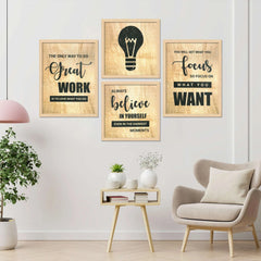 SET OF 4 DIGITAL WALL PAINTING - TN Creations