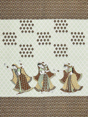 100% Pure Cotton Traditional Printed Bedsheet for Double Bed King Size Bedsheet with 2 Pillow Covers - TN Creations