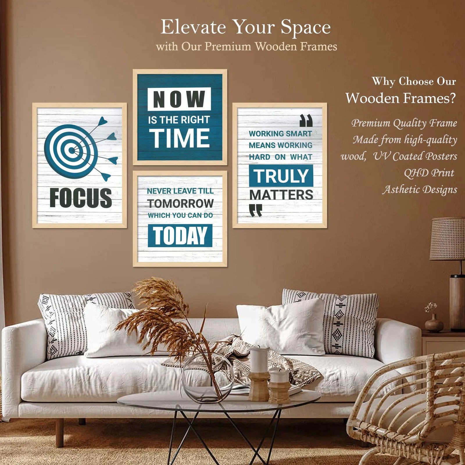 SET OF 4 DIGITAL WALL PAINTING - TN Creations