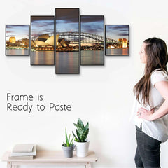 Sydney Opera House & Harbour Bridge 5-Piece Wall Art Set