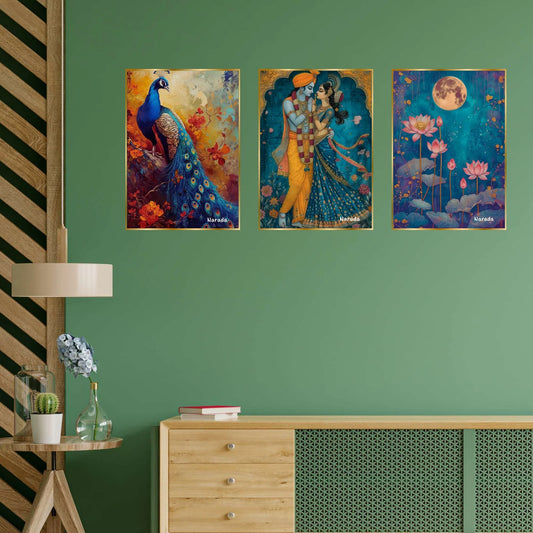 Golden Framed Wall Paintings