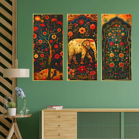 Golden Framed Wall Paintings