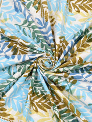 100% Pure Cotton Traditional Printed Bedsheet for Double Bed King Size Bedsheet with 2 Pillow Covers - TN Creations