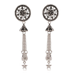 Star Cascade Tassel Earrings