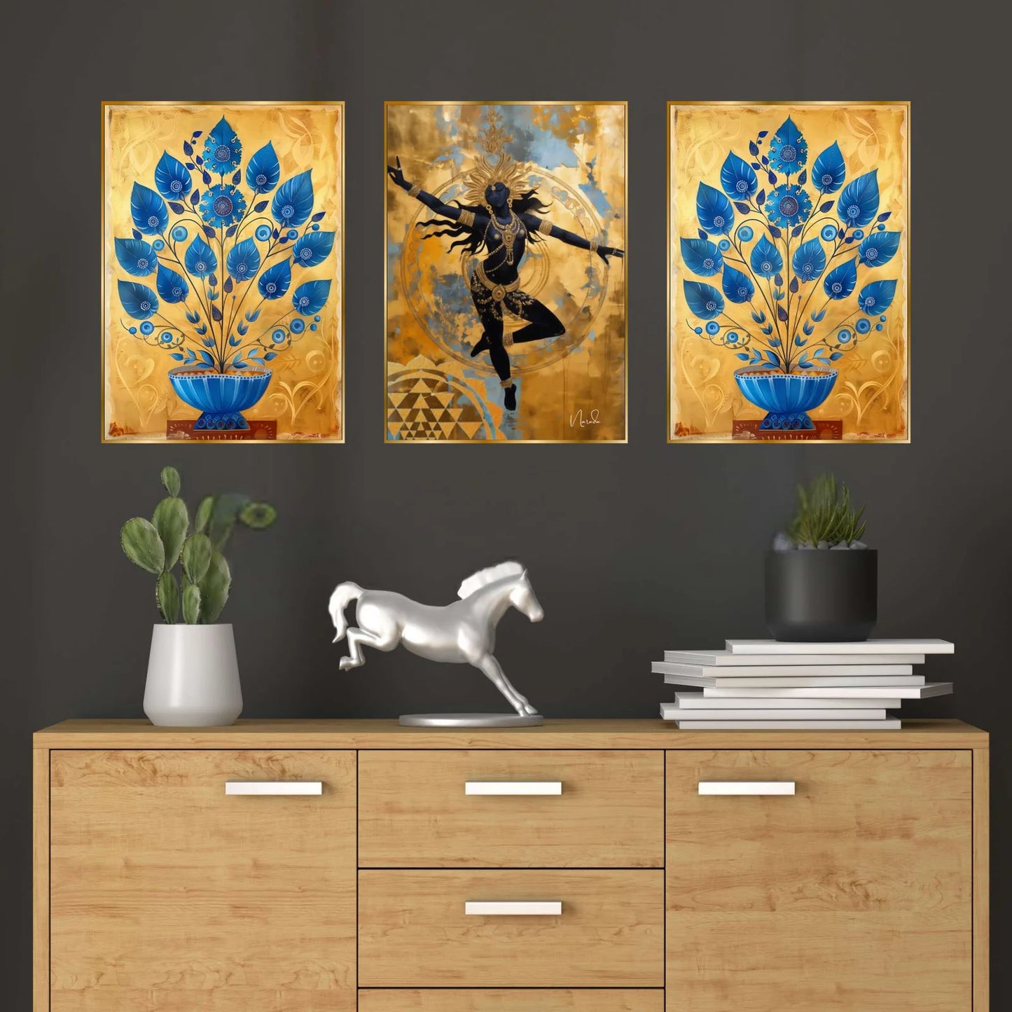 Golden Framed Wall Paintings