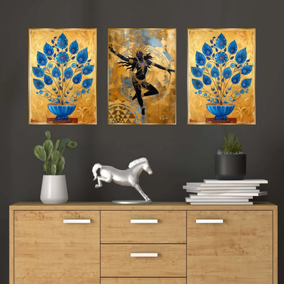 Golden Framed Wall Paintings
