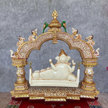 Handcrafted Marble Religious Statue – Exquisite God Idol for Home & Temple Décor