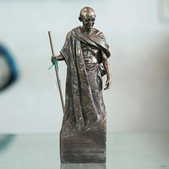Mahatma Gandhi Statue with Quote, “An Eye for an Eye Makes the Whole World Blind” - TN Creations