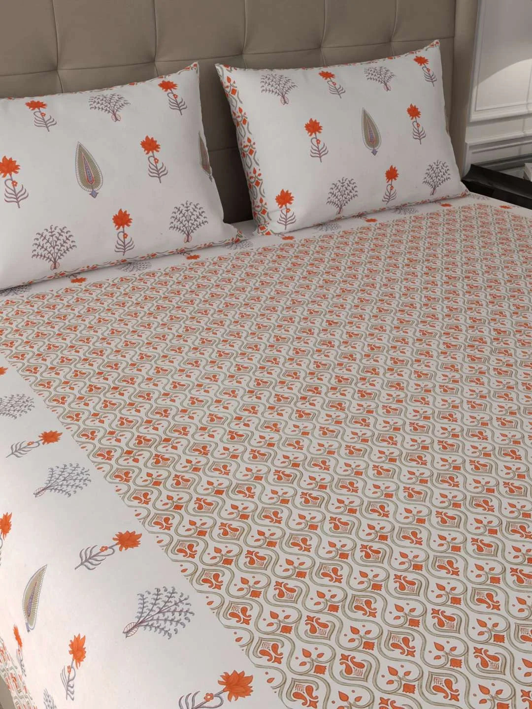100% Cotton King Bed Sheet Set - TN Creations