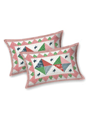 100% Pure Cotton Traditional Printed Bedsheet for Double Bed King Size Bedsheet with 2 Pillow Covers - TN Creations