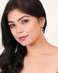 Pavé Link Hoop Drops