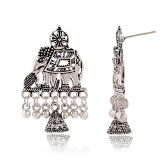Elephant Jhumka Earrings