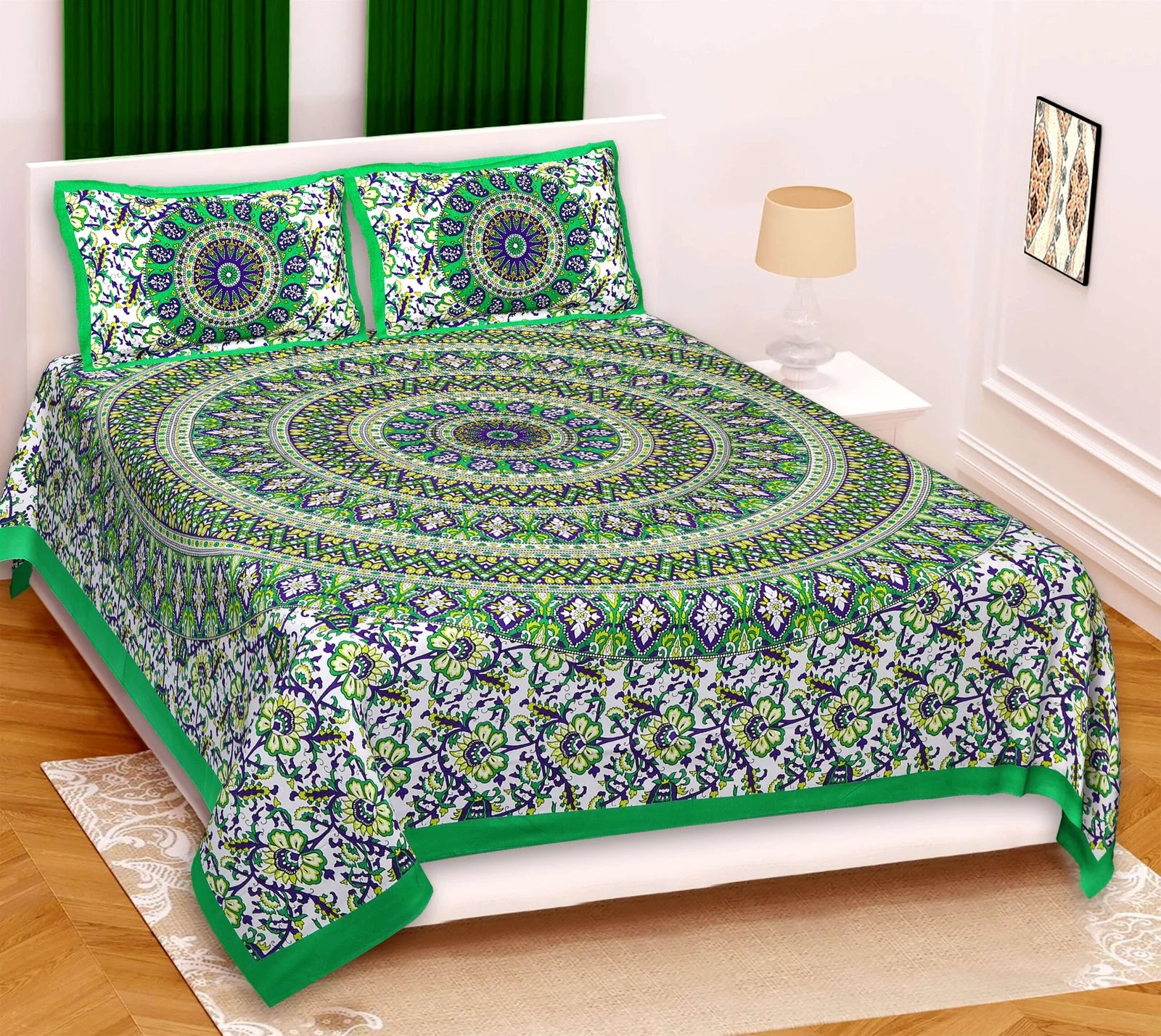 100% Cotton King Bed Sheet Set - TN Creations