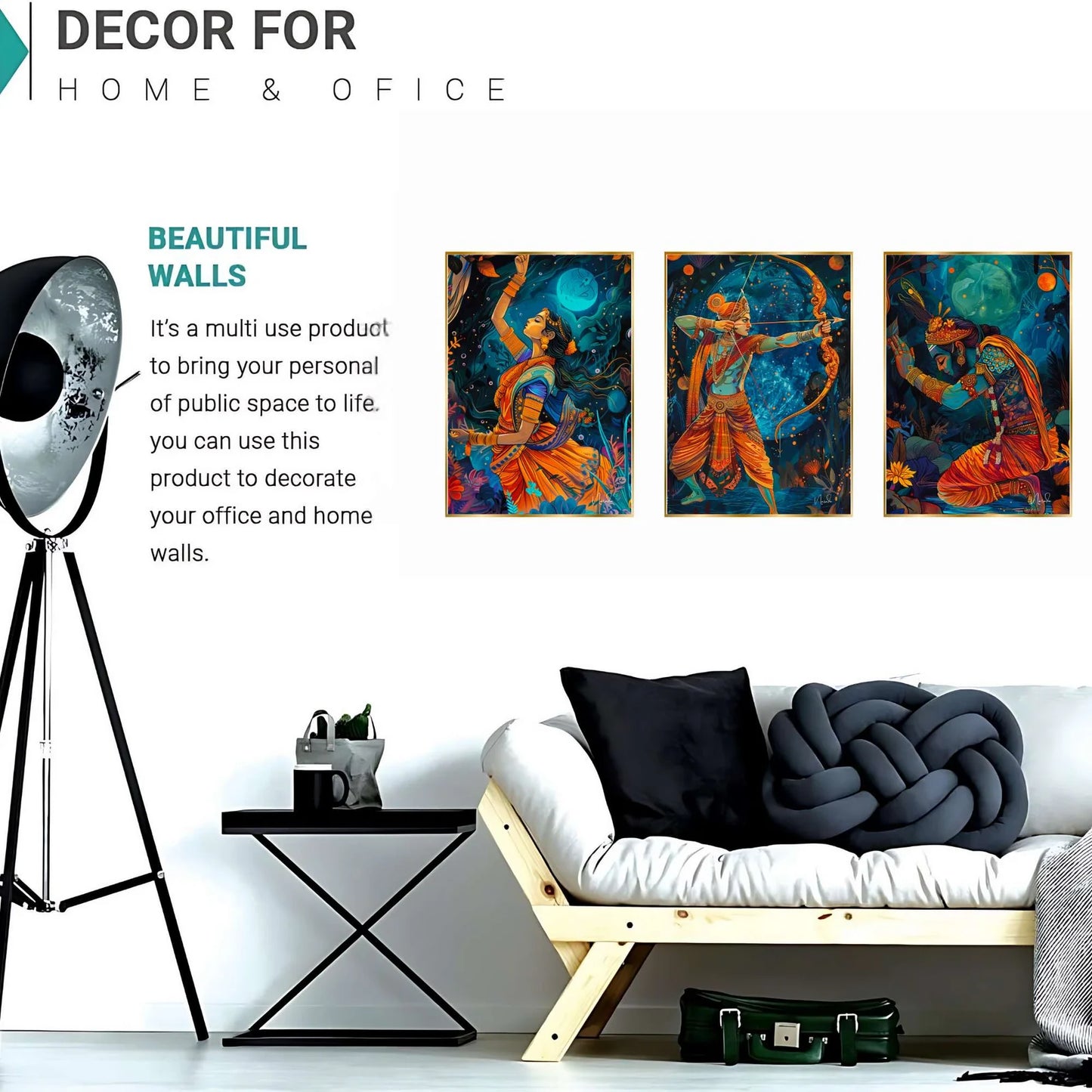 Golden Framed Wall Paintings