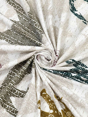 100% Pure Cotton Traditional Printed Bedsheet for Double Bed King Size Bedsheet with 2 Pillow Covers - TN Creations