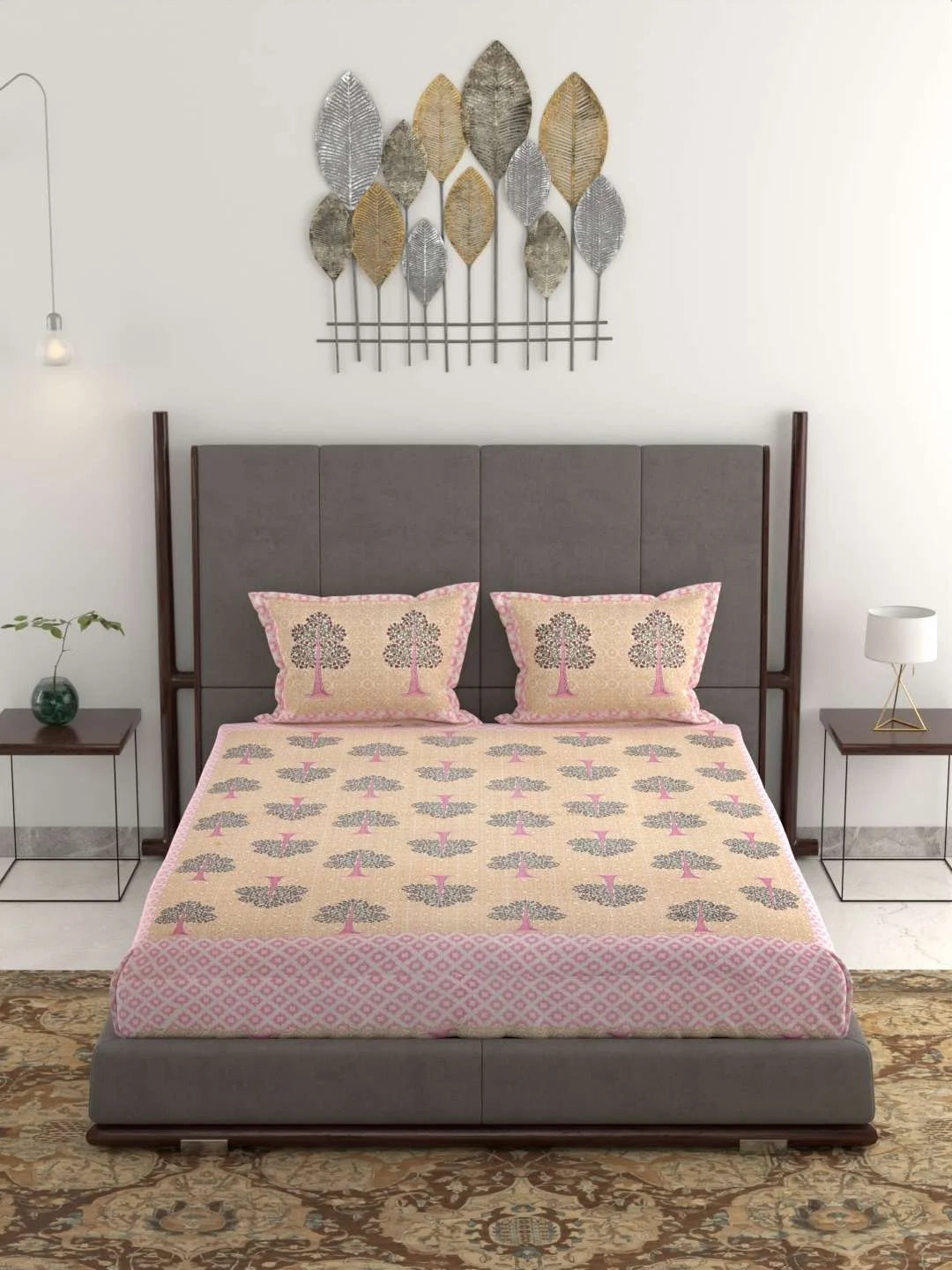 100% Cotton King Bed Sheet Set - TN Creations