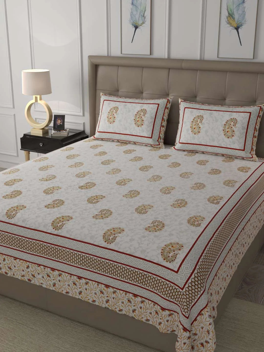 100% Cotton King Bed Sheet Set - TN Creations
