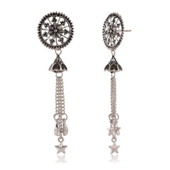Star Cascade Tassel Earrings