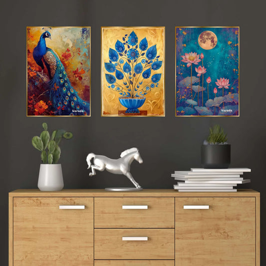 Golden Framed Wall Paintings
