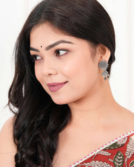 Sunburst Jhumka Earrings